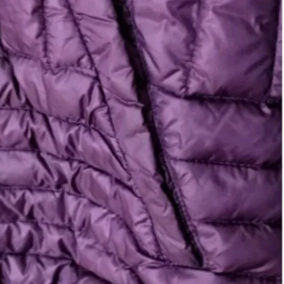 Halifax Traders PURPLE Ultralight Packable/washable Down Jacket Coat Women's L - Picture 4 of 8